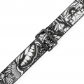 LEVY'S MP2TAT-001 2″ Tattoo Series Poly Guitar Strap - B&W Clowns 3 – techzone.com.ua