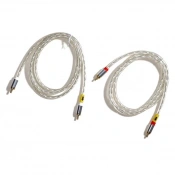 Аудіокабель Tone Factory RCA to RCA (M/M) 1.2m Silver (9120097824462) 3 – techzone.com.ua
