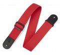 LEVY'S M8POLY-RED CLASSICS SERIES POLYPROPYLENE GUITAR STRAP (RED) 1 – techzone.com.ua