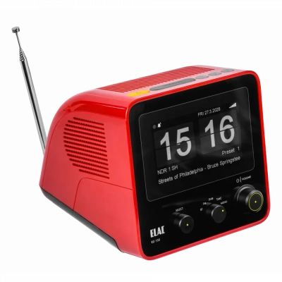 Радіоприймач ELAC RD 100 DAB Radio Red – techzone.com.ua