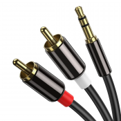 Кабель 2RCA-3,5 mm Jack GOKA RP-120 2 – techzone.com.ua Кабель 2RCA-3,5 mm Jack GOKA RP-120 2 – techzone.com.ua