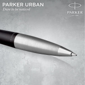 Ручка кулькова Parker URBAN Muted Black CT BP 30 135 4 – techzone.com.ua Ручка кулькова Parker URBAN Muted Black CT BP 30 135 4 – techzone.com.ua