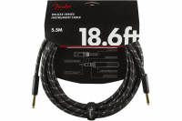 FENDER CABLE DELUXE SERIES 18.6' BLACK TWEED Кабель інструментальний 1 – techzone.com.ua