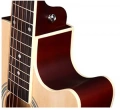 Акустическая гитара Alfabeto WG150 (3 Tone Sunburst) (T03) + чехол 5 – techzone.com.ua