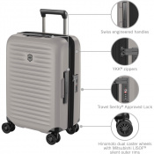 Валіза Victorinox AIROX Advanced Stone White Маленька Vt653131 9 – techzone.com.ua Валіза Victorinox AIROX Advanced Stone White Маленька Vt653131 9 – techzone.com.ua