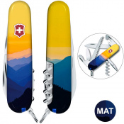 Складаний ніж Victorinox CAMPER UKRAINE Гірський пейзаж 1.3613.7.T3190pw 1 – techzone.com.ua