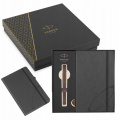 Подарункова коробка з блокнотом Parker GIFT24 Notebook Grey 1 – techzone.com.ua