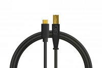 Кабель DJ Techtools Chroma Cables: USB-C to USB-B Black 1 – techzone.com.ua