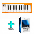 MIDI-клавіатура Arturia MicroLab (Orange) + Arturia Analog Lab V 1 – techzone.com.ua