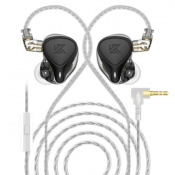 Наушники без микрофона Knowledge Zenith KZ Audio ZEX Pro Black 3 – techzone.com.ua