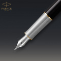 Ручка перьевая Parker SONNET Metal & Black Lacquer GT FP18 F 68 111 6 – techzone.com.ua