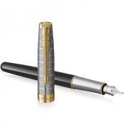 Ручка перова Parker SONNET Metal & Black Lacquer GT FP18 F 68 111 3 – techzone.com.ua Ручка перова Parker SONNET Metal & Black Lacquer GT FP18 F 68 111 3 – techzone.com.ua