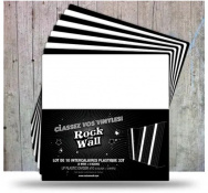 Разделитель для пластинок Rock On Wall 10 X Plastic Vinyl Divider Includes 5 X Black 5 X White