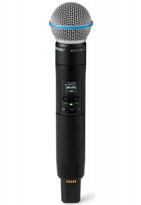 Ручний мікрофон радіосистеми Shure SLXD2+/B87A=-G65 – techzone.com.ua