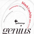 Струны для классической гитары Galli Genius Black&White PROcoated GR25 (28-44) Normal Tension – techzone.com.ua