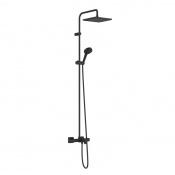 HANSGROHE VERNIS SHAPE душева система Showerpipe 240 з термостатом для ванни, 1jet, чорний матовий 26900670