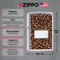 Запальничка Zippo 250 LEOPARD PRINT POLISHED CHROME 28047 2 – techzone.com.ua