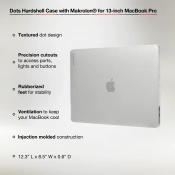 Чохол-обкладинка для ноутбука Incase Hardshell Dots Case for MacBook Pro 13" Clear (INMB200629-CLR) 4 – techzone.com.ua Чохол-обкладинка для ноутбука Incase Hardshell Dots Case for MacBook Pro 13" Clear (INMB200629-CLR) 4 – techzone.com.ua
