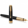Ручка перьевая Parker SONNET Black Lacquer GT FP18 F 86 011 3 – techzone.com.ua