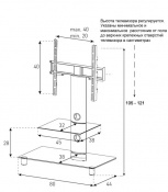 Стійка для ТВ Sonorous NEO 81 B-SLV 2 – techzone.com.ua Стійка для ТВ Sonorous NEO 81 B-SLV 2 – techzone.com.ua