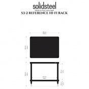 Аудіо стійка Solidsteel S3-2 Hi-Fi Audio Rack Black S17020 2 – techzone.com.ua Аудіо стійка Solidsteel S3-2 Hi-Fi Audio Rack Black S17020 2 – techzone.com.ua