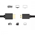 Кабель UGREEN HD108 miniHDMI to HDMI, 1.5 m, v2.0 UltraHD 4K-3D Black 11167 3 – techzone.com.ua