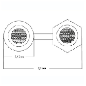 Акустичний кабель Van Den Hul CT 2x18 FEP m 3 – techzone.com.ua Акустичний кабель Van Den Hul CT 2x18 FEP m 3 – techzone.com.ua