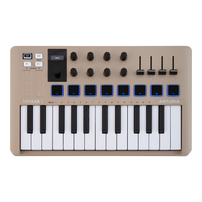 MIDI-клавиатура Arturia MiniLab 3 Champagne Edition – techzone.com.ua