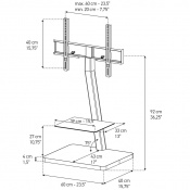 Стійка для ТВ Sonorous PL 2710-BLK-SLV 2 – techzone.com.ua Стійка для ТВ Sonorous PL 2710-BLK-SLV 2 – techzone.com.ua