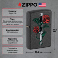 Запальничка Zippo 236 Rose Dagger Tattoo Design 49778 6 – techzone.com.ua
