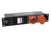 Рэковый трехфазный распределитель 32А EUROLITE SB-1050 2 – techzone.com.ua