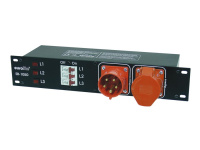 Рэковый трехфазный распределитель 32А EUROLITE SB-1050 3 – techzone.com.ua