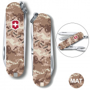 Складаний ніж Victorinox CLASSIC SD ARMY Піксель пісочний з черв. Лого 0.6223.7.W3945pw 1 – techzone.com.ua
