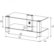 Тумба під телевізор Sonorous PL 3415-C-INX 2 – techzone.com.ua Тумба під телевізор Sonorous PL 3415-C-INX 2 – techzone.com.ua