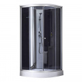 Lidz 4мм стеклянная дверь тонированная Gray TANI SB90x90.LOW.GR 1 – techzone.com.ua