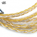 Кабель для наушников Knowledge Zenith Golden&Silver cable 3.5mm (C) for ZS10 pro, ZSN 3 – techzone.com.ua