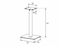 Стойки под акустику Sonorous SP 100 HBLK 6 – techzone.com.ua Стойки под акустику Sonorous SP 100 HBLK 6 – techzone.com.ua
