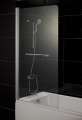 EGER Шторка на ванну 80*150см, стекло прозрачное, левая 599-02L 3 – techzone.com.ua