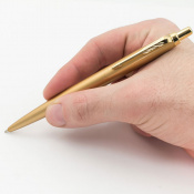 Набор Parker JOTTER XL Monochrome Gold GT BP + Matt Black & Gold GT BP (2 шариковые ручки) 3 – techzone.com.ua
