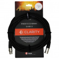 Готовый кабель Clarity XLR-XLR PRO 10м – techzone.com.ua