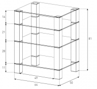 Стійка для Hi-Fi техніки Sonorous RX 5040 C-INX 2 – techzone.com.ua Стійка для Hi-Fi техніки Sonorous RX 5040 C-INX 2 – techzone.com.ua