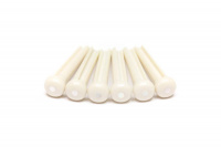 GRAPH TECH PP-1142-00 TUSQ Bridge Pins Martin Style 2mm White / Mother-Of-Pearl Dot (6 Pcs) Набор колышков 1 – techzone.com.ua