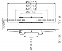 Крiплення настiнне VOGELS PFS 3304 4 – techzone.com.ua