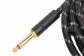 FENDER CABLE DELUXE SERIES 15' ANGLED BLACK TWEED Кабель инструментальный 5 – techzone.com.ua