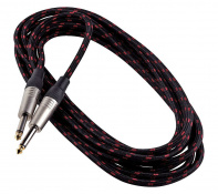 ROCKCABLE RCL30205 TC C/Black Instrument Cable - Black Tweed (5m)