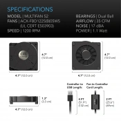 USB-вентилятор AC Infinity Multifan S2 (AI-MPB140A) 8 – techzone.com.ua