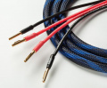 Комплект акустических кабелей Taga Harmony BLUE-16 OFC Speaker Cable with Banana Plugs 2шт по 2,5 м 3 – techzone.com.ua