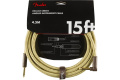 FENDER CABLE DELUXE SERIES 15' ANGLED TWEED Кабель инструментальный 1 – techzone.com.ua