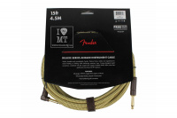 FENDER CABLE DELUXE SERIES 15' ANGLED TWEED Кабель інструментальний 3 – techzone.com.ua FENDER CABLE DELUXE SERIES 15' ANGLED TWEED Кабель інструментальний 3 – techzone.com.ua