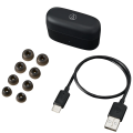 Навушники Audio-Technica ATH-CKS30TW+BK Black 8 – techzone.com.ua